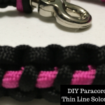 DIY Paracord Dog Leash Thin Line Solomon Bar Knot