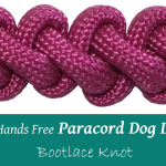 DIY Paracord Dog Leash Hands Free Bootlace Knot