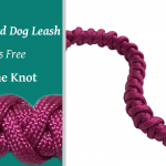 DIY Paracord Dog Leash Hands Free Cyclone Knot