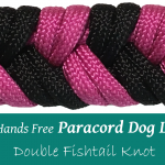 Paracord knot double fishtail knot