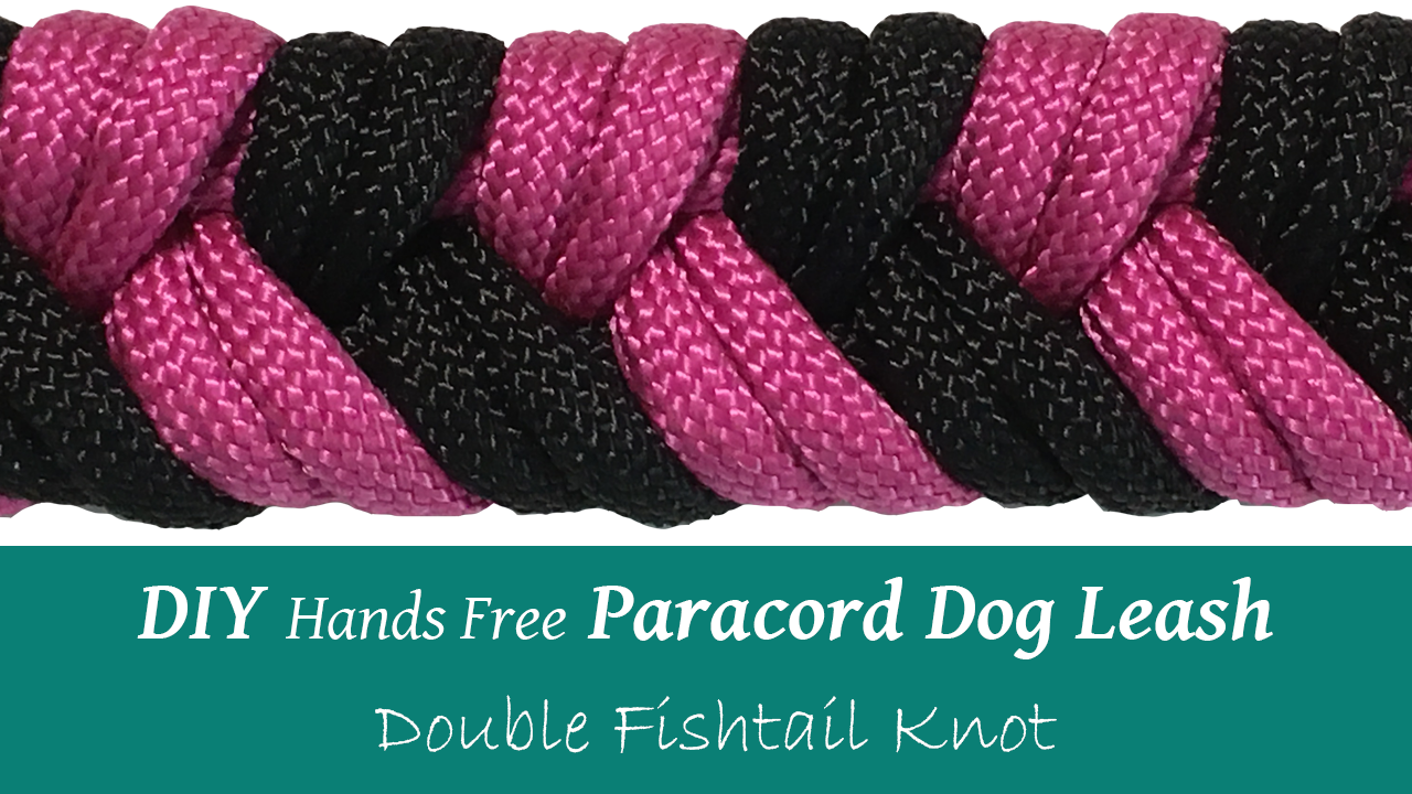 Paracord knot double fishtail knot